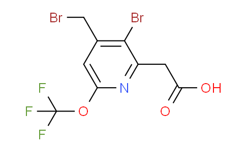 AM56222 | 1803958-28-2 | 3-Bromo-4-(bromomethyl)-6-(trifluoromethoxy)pyridine-2-acetic acid