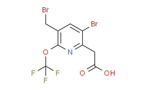 AM56225 | 1804653-45-9 | 3-Bromo-5-(bromomethyl)-6-(trifluoromethoxy)pyridine-2-acetic acid