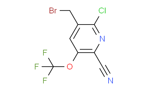 AM56281 | 1806231-68-4 | 3-(Bromomethyl)-2-chloro-6-cyano-5-(trifluoromethoxy)pyridine
