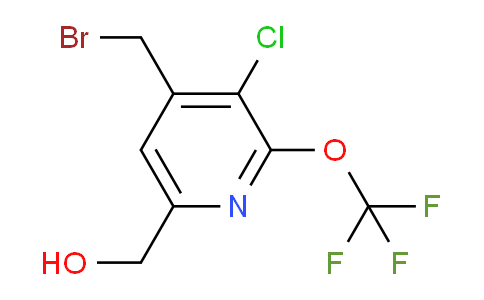 4-(Bromomethyl)-3-chloro-2-(trifluoromethoxy)pyridine-6-methanol