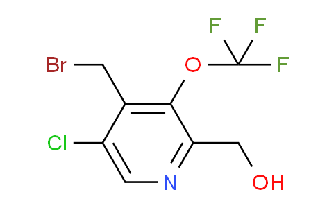 4-(Bromomethyl)-5-chloro-3-(trifluoromethoxy)pyridine-2-methanol