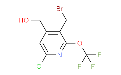 3-(Bromomethyl)-6-chloro-2-(trifluoromethoxy)pyridine-4-methanol