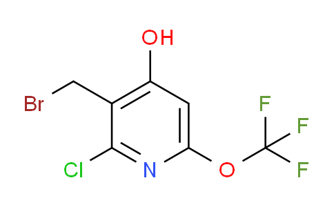 3-(Bromomethyl)-2-chloro-4-hydroxy-6-(trifluoromethoxy)pyridine