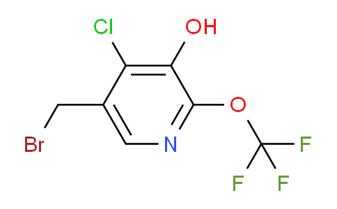5-(Bromomethyl)-4-chloro-3-hydroxy-2-(trifluoromethoxy)pyridine