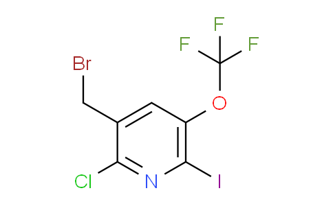 3-(Bromomethyl)-2-chloro-6-iodo-5-(trifluoromethoxy)pyridine