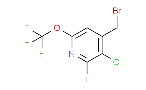 4-(Bromomethyl)-3-chloro-2-iodo-6-(trifluoromethoxy)pyridine