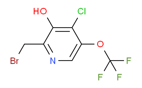 2-(Bromomethyl)-4-chloro-3-hydroxy-5-(trifluoromethoxy)pyridine
