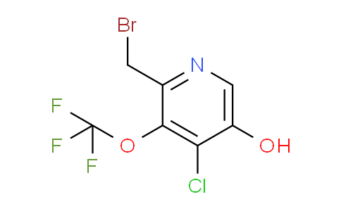 2-(Bromomethyl)-4-chloro-5-hydroxy-3-(trifluoromethoxy)pyridine
