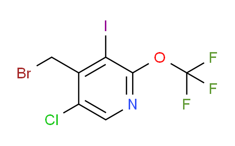 4-(Bromomethyl)-5-chloro-3-iodo-2-(trifluoromethoxy)pyridine