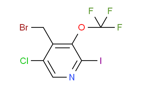 4-(Bromomethyl)-5-chloro-2-iodo-3-(trifluoromethoxy)pyridine