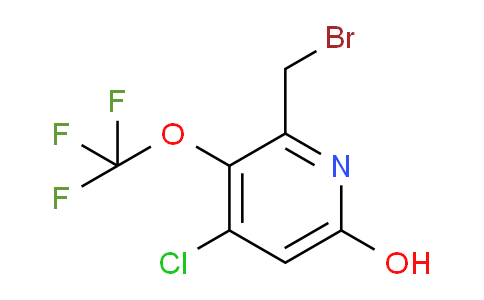 2-(Bromomethyl)-4-chloro-6-hydroxy-3-(trifluoromethoxy)pyridine