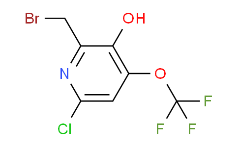 2-(Bromomethyl)-6-chloro-3-hydroxy-4-(trifluoromethoxy)pyridine