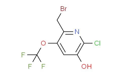 2-(Bromomethyl)-6-chloro-5-hydroxy-3-(trifluoromethoxy)pyridine