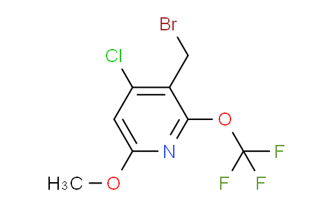 3-(Bromomethyl)-4-chloro-6-methoxy-2-(trifluoromethoxy)pyridine