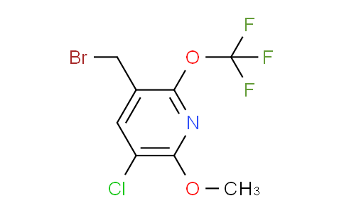 3-(Bromomethyl)-5-chloro-6-methoxy-2-(trifluoromethoxy)pyridine