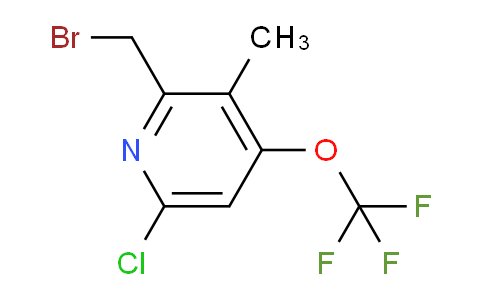 2-(Bromomethyl)-6-chloro-3-methyl-4-(trifluoromethoxy)pyridine