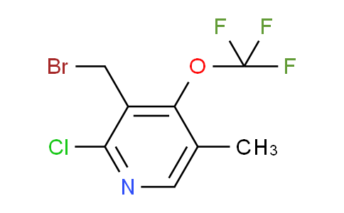 3-(Bromomethyl)-2-chloro-5-methyl-4-(trifluoromethoxy)pyridine
