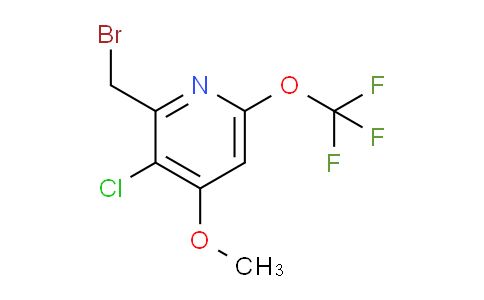 2-(Bromomethyl)-3-chloro-4-methoxy-6-(trifluoromethoxy)pyridine