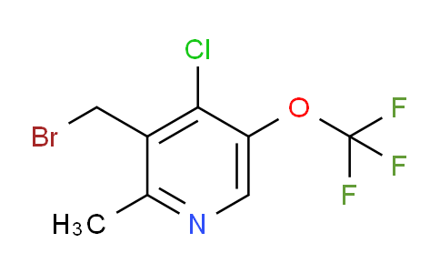 3-(Bromomethyl)-4-chloro-2-methyl-5-(trifluoromethoxy)pyridine
