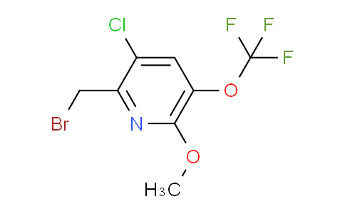 2-(Bromomethyl)-3-chloro-6-methoxy-5-(trifluoromethoxy)pyridine