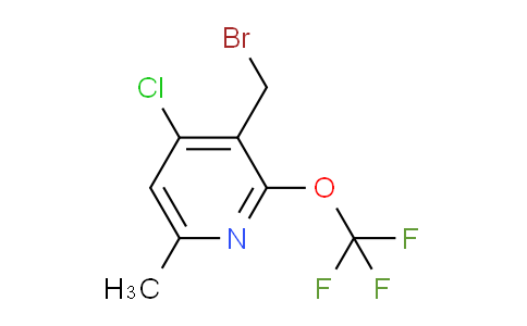 3-(Bromomethyl)-4-chloro-6-methyl-2-(trifluoromethoxy)pyridine