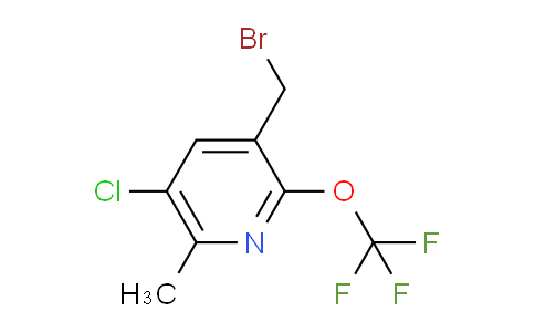 3-(Bromomethyl)-5-chloro-6-methyl-2-(trifluoromethoxy)pyridine