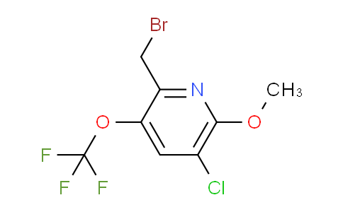 2-(Bromomethyl)-5-chloro-6-methoxy-3-(trifluoromethoxy)pyridine