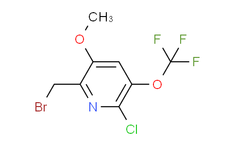 2-(Bromomethyl)-6-chloro-3-methoxy-5-(trifluoromethoxy)pyridine
