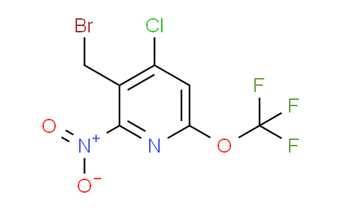 3-(Bromomethyl)-4-chloro-2-nitro-6-(trifluoromethoxy)pyridine