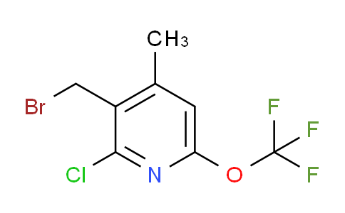 3-(Bromomethyl)-2-chloro-4-methyl-6-(trifluoromethoxy)pyridine