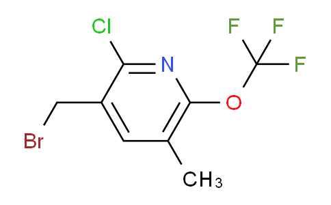 3-(Bromomethyl)-2-chloro-5-methyl-6-(trifluoromethoxy)pyridine