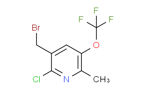3-(Bromomethyl)-2-chloro-6-methyl-5-(trifluoromethoxy)pyridine