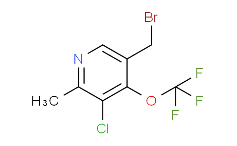 5-(Bromomethyl)-3-chloro-2-methyl-4-(trifluoromethoxy)pyridine