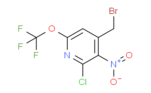 4-(Bromomethyl)-2-chloro-3-nitro-6-(trifluoromethoxy)pyridine
