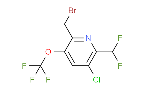 AM56596 | 1805929-12-7 | 2-(Bromomethyl)-5-chloro-6-(difluoromethyl)-3-(trifluoromethoxy)pyridine