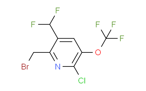 AM56597 | 1804559-78-1 | 2-(Bromomethyl)-6-chloro-3-(difluoromethyl)-5-(trifluoromethoxy)pyridine