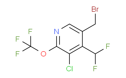 5-(Bromomethyl)-3-chloro-4-(difluoromethyl)-2-(trifluoromethoxy)pyridine