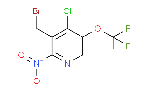 3-(Bromomethyl)-4-chloro-2-nitro-5-(trifluoromethoxy)pyridine