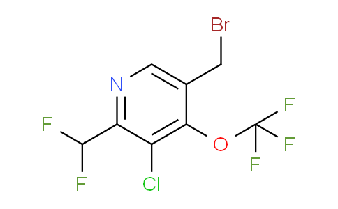 5-(Bromomethyl)-3-chloro-2-(difluoromethyl)-4-(trifluoromethoxy)pyridine