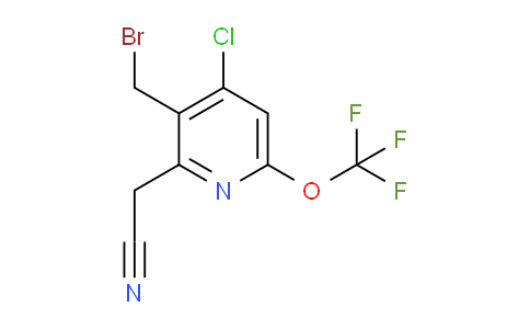AM56650 | 1804795-71-8 | 3-(Bromomethyl)-4-chloro-6-(trifluoromethoxy)pyridine-2-acetonitrile