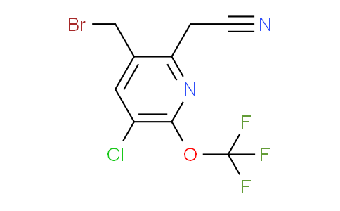 AM56654 | 1806226-39-0 | 3-(Bromomethyl)-5-chloro-6-(trifluoromethoxy)pyridine-2-acetonitrile