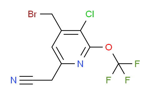 AM56668 | 1804554-77-5 | 4-(Bromomethyl)-3-chloro-2-(trifluoromethoxy)pyridine-6-acetonitrile