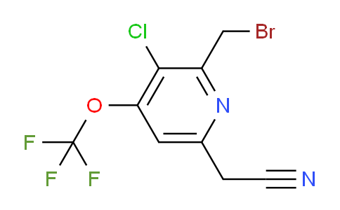 AM56673 | 1806214-22-1 | 2-(Bromomethyl)-3-chloro-4-(trifluoromethoxy)pyridine-6-acetonitrile