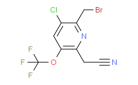 AM56675 | 1804553-86-3 | 2-(Bromomethyl)-3-chloro-5-(trifluoromethoxy)pyridine-6-acetonitrile