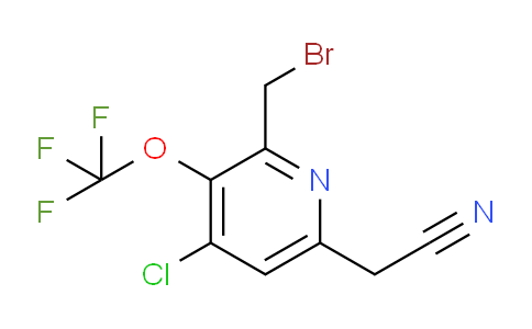 AM56678 | 1804326-54-2 | 2-(Bromomethyl)-4-chloro-3-(trifluoromethoxy)pyridine-6-acetonitrile