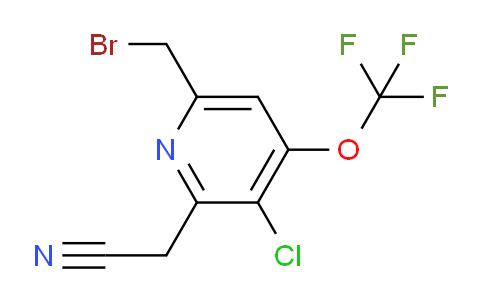 AM56683 | 1804554-09-3 | 6-(Bromomethyl)-3-chloro-4-(trifluoromethoxy)pyridine-2-acetonitrile