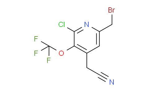 AM56687 | 1804321-31-0 | 6-(Bromomethyl)-2-chloro-3-(trifluoromethoxy)pyridine-4-acetonitrile
