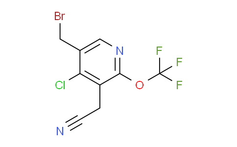 5-(Bromomethyl)-4-chloro-2-(trifluoromethoxy)pyridine-3-acetonitrile
