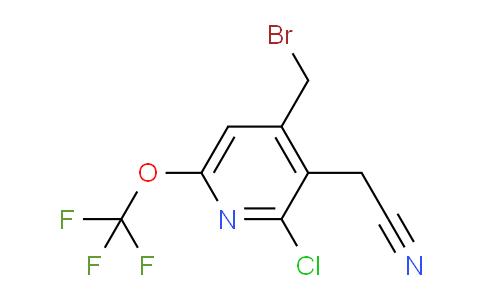 AM56709 | 1803996-45-3 | 4-(Bromomethyl)-2-chloro-6-(trifluoromethoxy)pyridine-3-acetonitrile