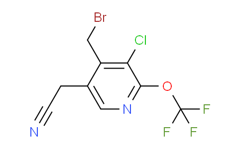 AM56710 | 1806226-45-8 | 4-(Bromomethyl)-3-chloro-2-(trifluoromethoxy)pyridine-5-acetonitrile